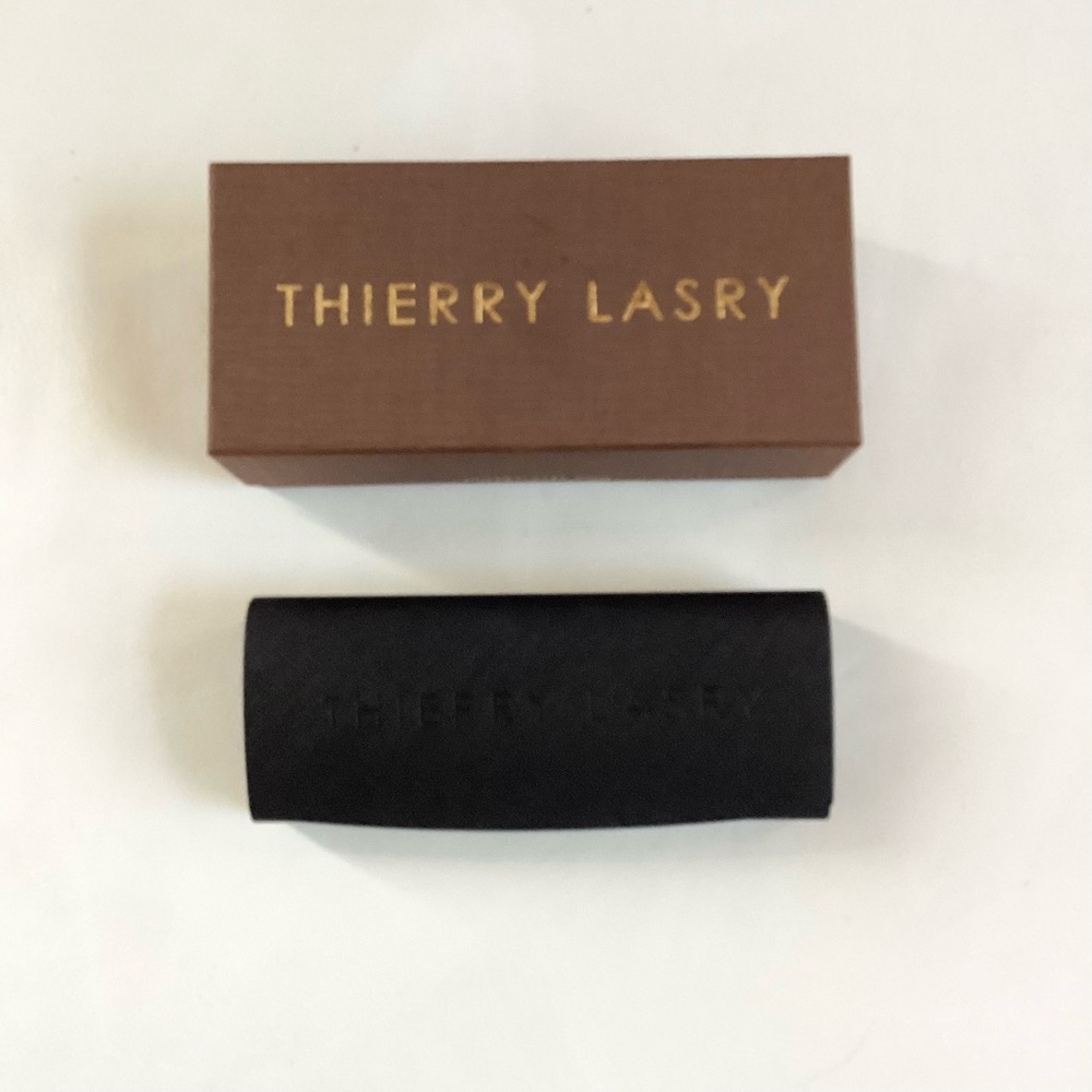 Thierry Lasry Black Sunglasses Case with Brown Box